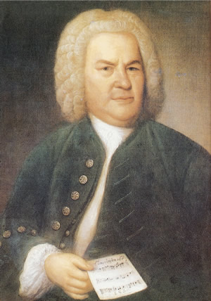 Johann Sebastian Bach, olieverfschilderij door Gottlieb Hausmann